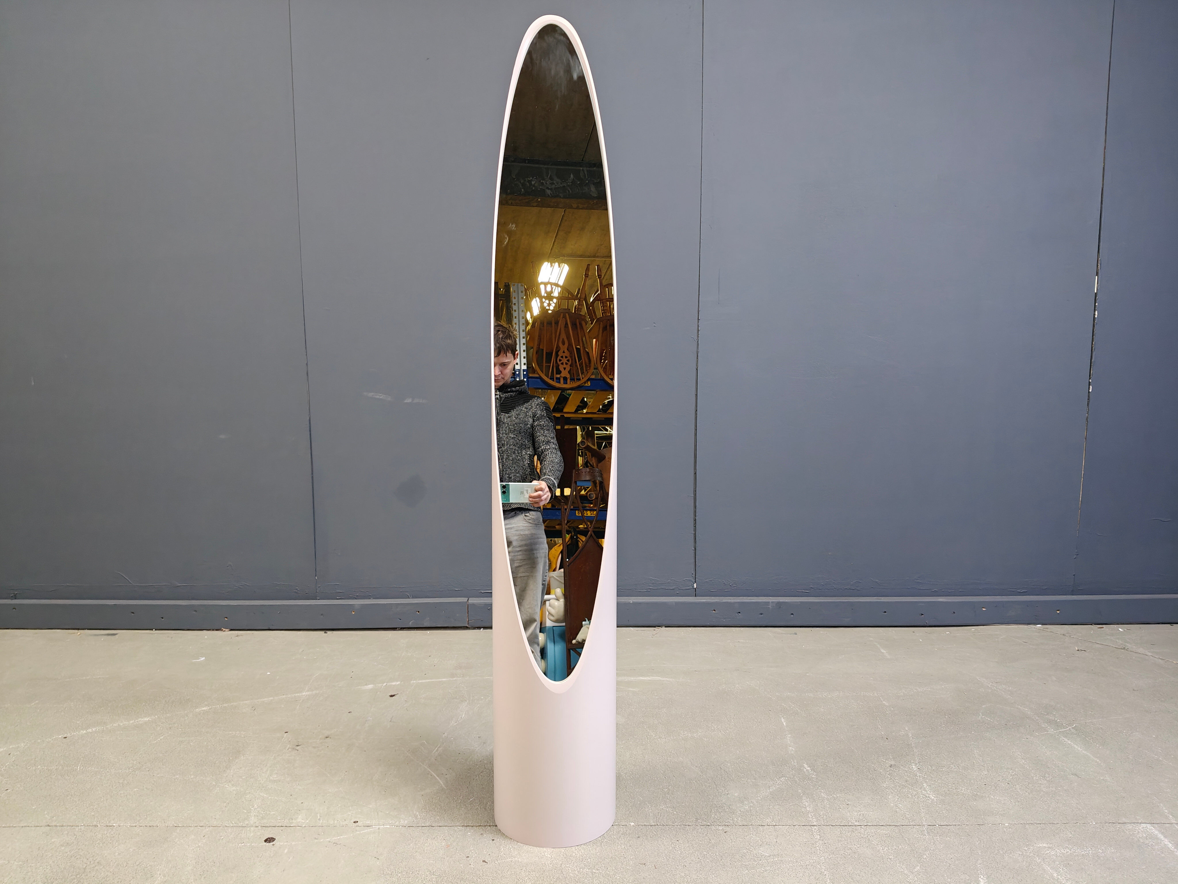 Unghia mirror by Rodolfo Bonetto, Italy 1970s