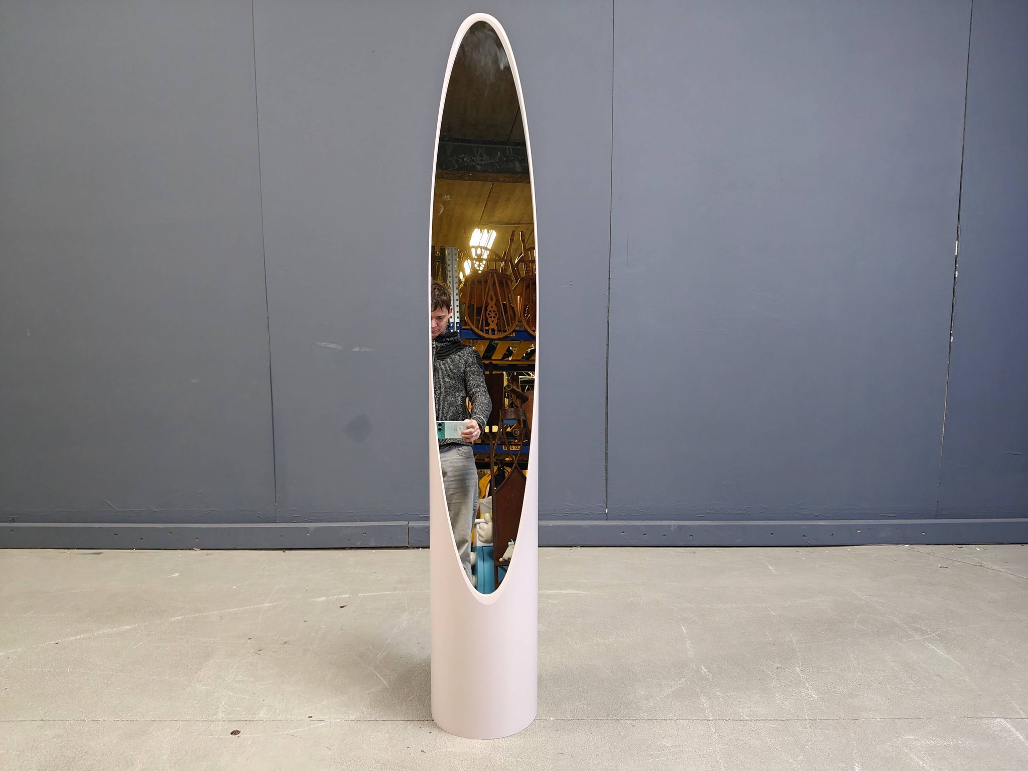 Unghia mirror by Rodolfo Bonetto, Italy 1970s