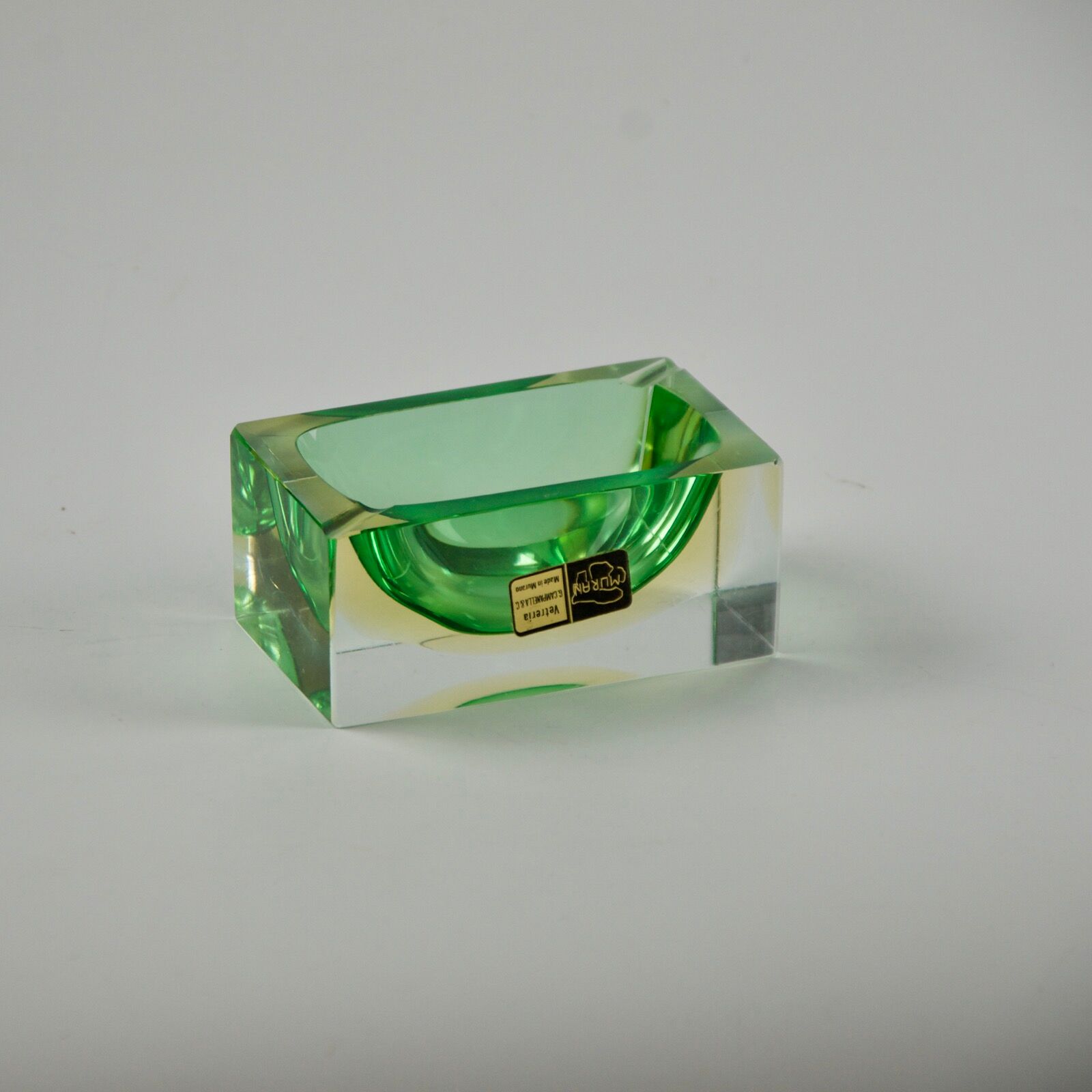 Ashtray Murano Sommerso 1970