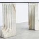 Vintage travertine  dining table, 1970s