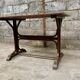 Thonet bar bar troquet bistro table in curved wood and brass 1930