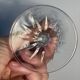 6 stemmed wine glasses in clear glass