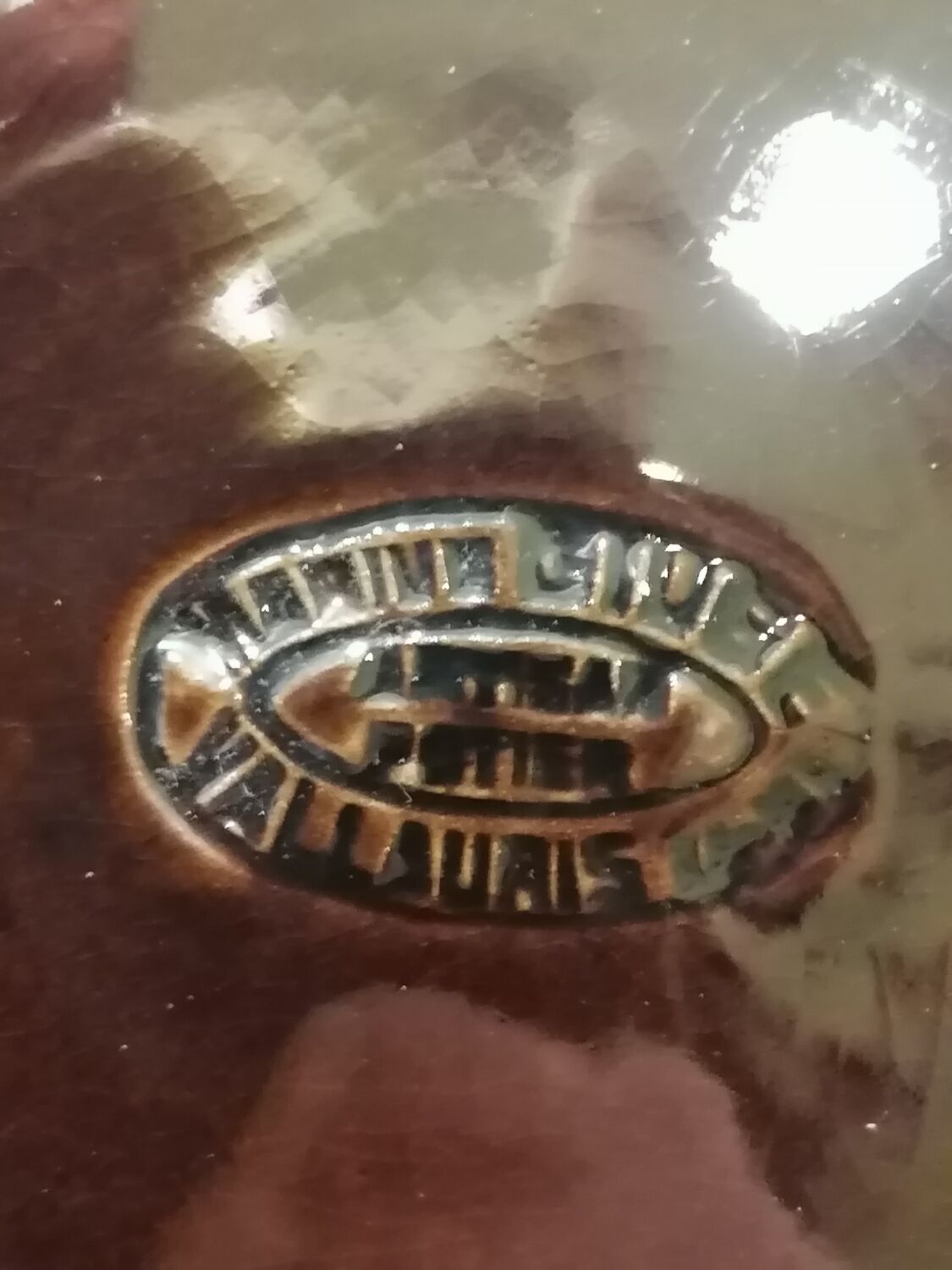 Set of 7 fish-shaped plates signed MARIUS GIUGE circa 1970