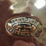 Set of 7 fish-shaped plates signed MARIUS GIUGE circa 1970