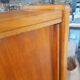 Vintage light sliding cabinet 50s