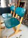 Vintage blue/green Casala children's chair