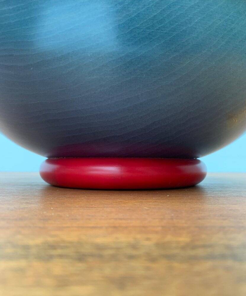 Postmodern Italian Wooden Bowl by Pietro Manzoni