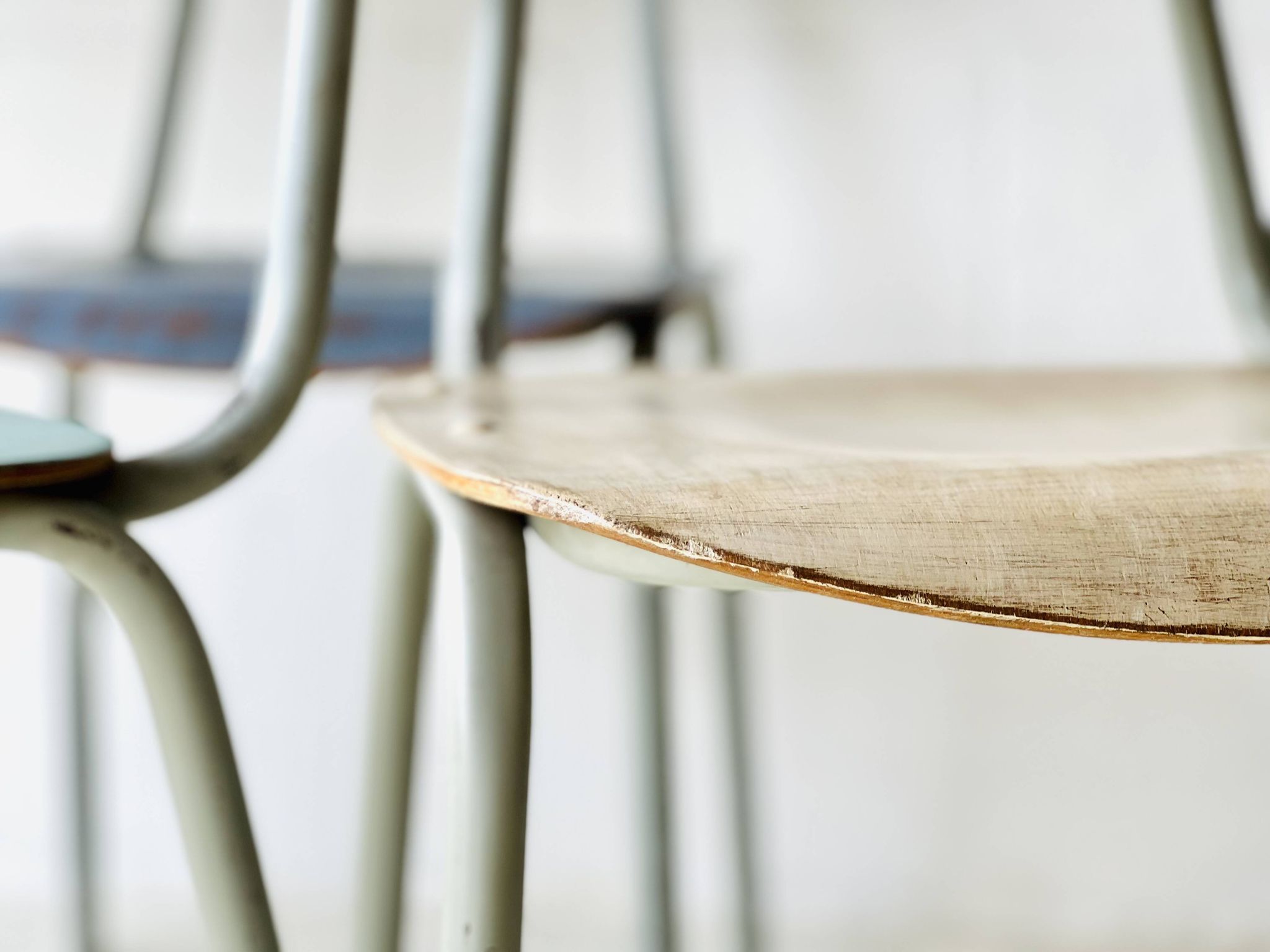 Chaises d'école, ensemble de 4