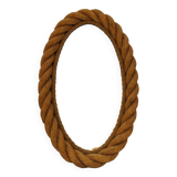 Oval rope mirror, Audoux Minet design
