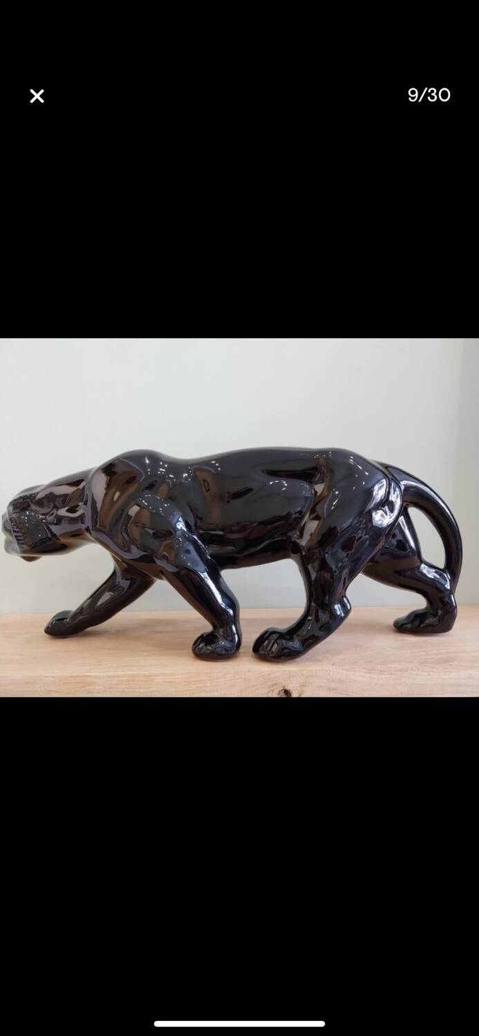 Saint Clement Ceramic Black Panther