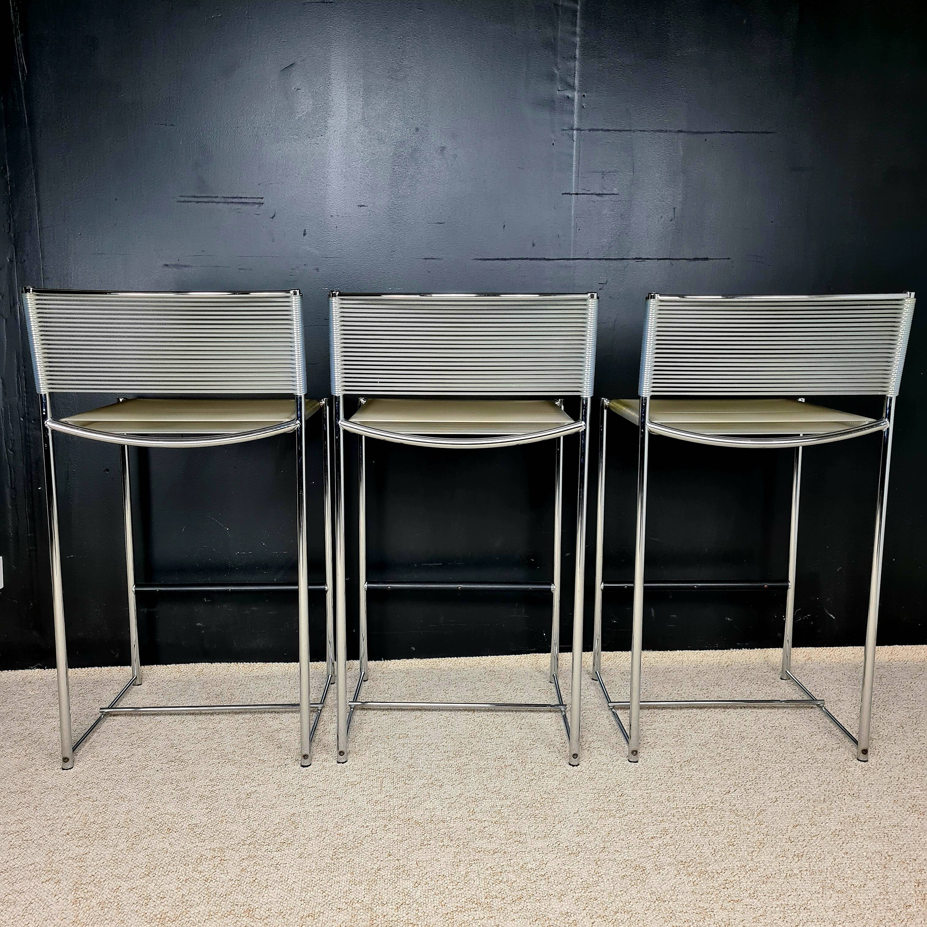 Chaises de bar "spaghetti " Giadomenico Belotti