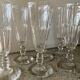 6 coupes Baccarat service Clermont