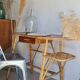 Vintage rattan desk