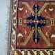 Vintage red Persian rug