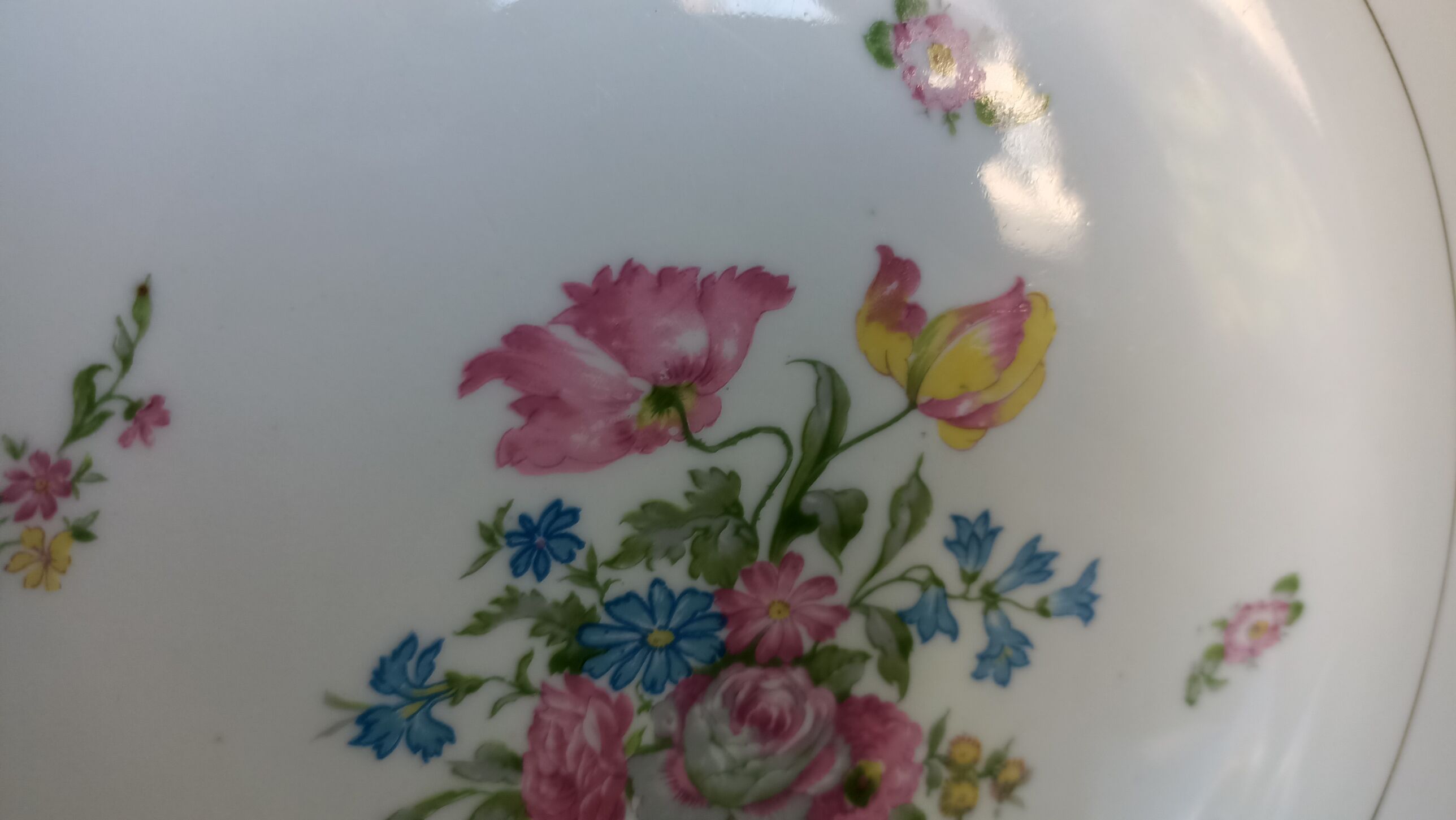 3 serving dishes in Limoges porcelain - Porcelaine limousine