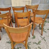 Lot 9 Baumann bistro chairs and Luterma bois bond