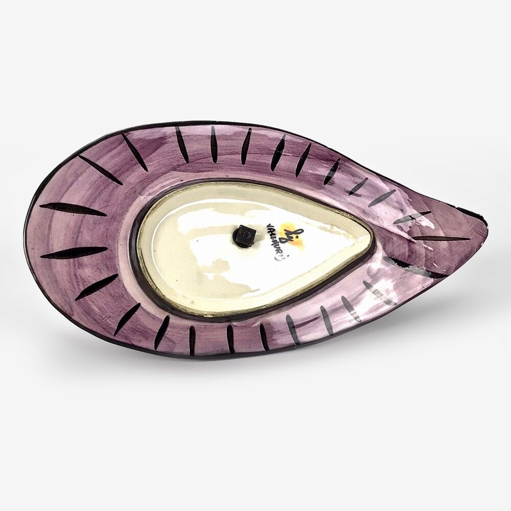 Vallauris service dish by Laurent Jacques and Juliette Mazaudois