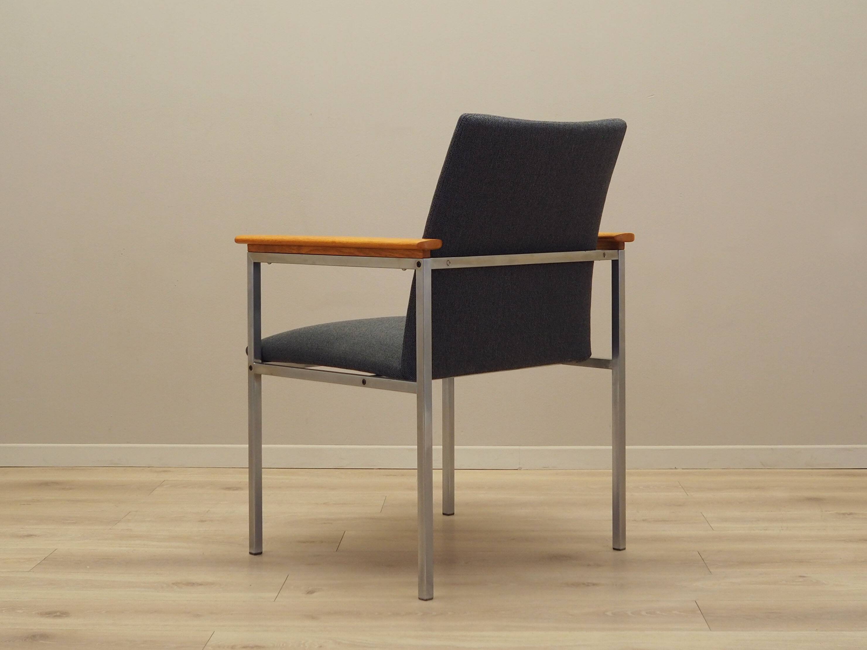 Grey armchair, Danish design, 1960s, designer: Sigvard Bernadotte, manufact