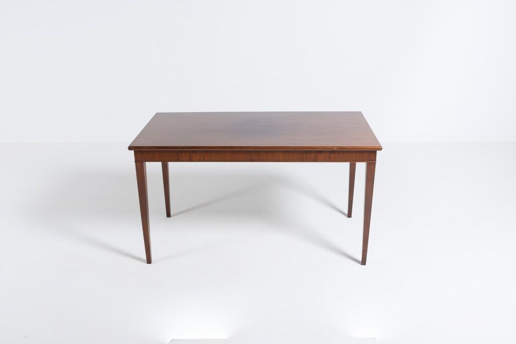 Mahogany coffee table by Frits Henningsen, 1960s Denmark
