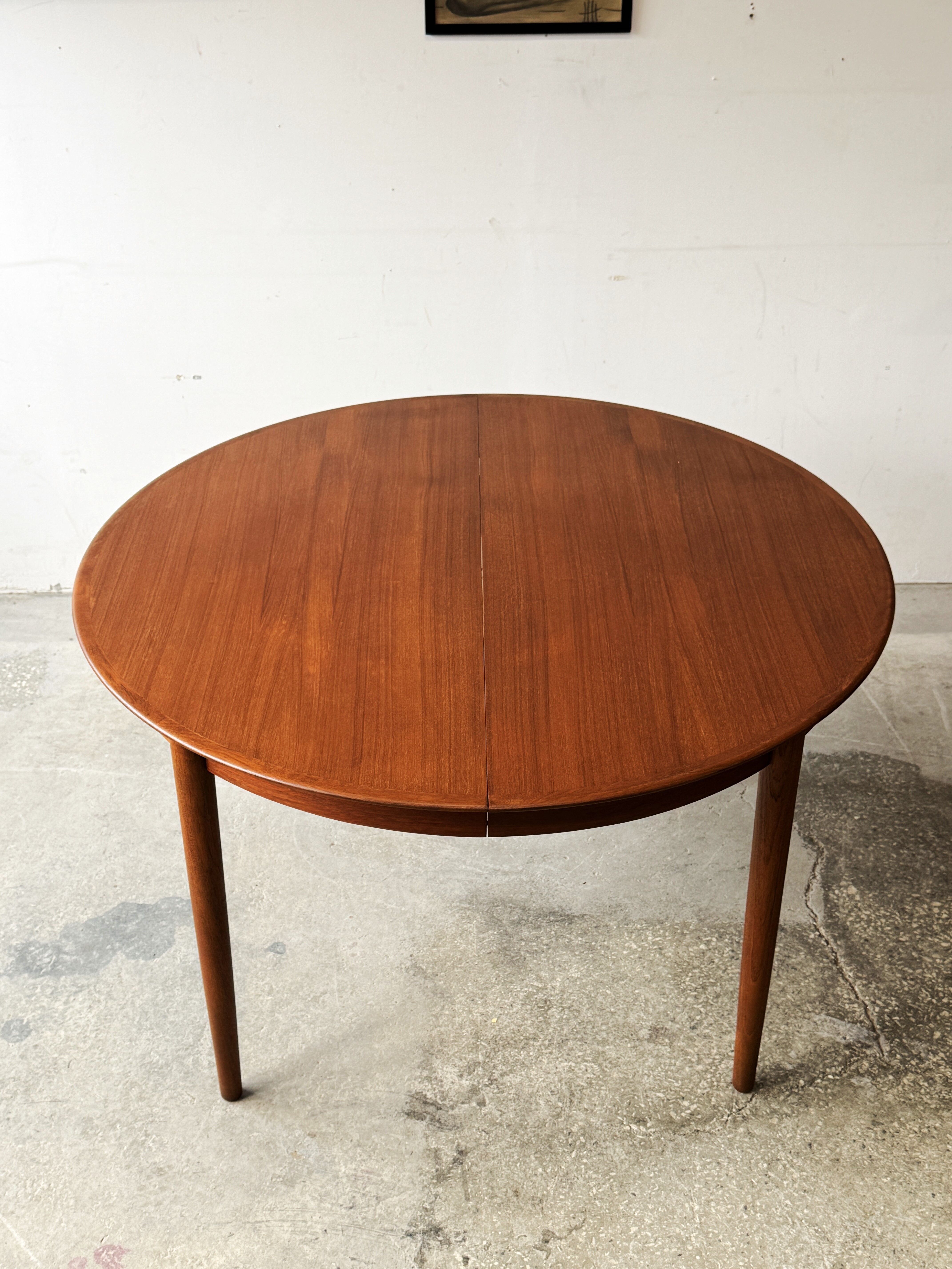 Extendable Teak Table, Denmark 1960s/1970s, Mid-Century, Vintage