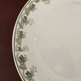 Round ironstone dish Moulin des Loups & Hamage Nord Violetta model