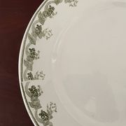 Round ironstone dish Moulin des Loups & Hamage Nord Violetta model