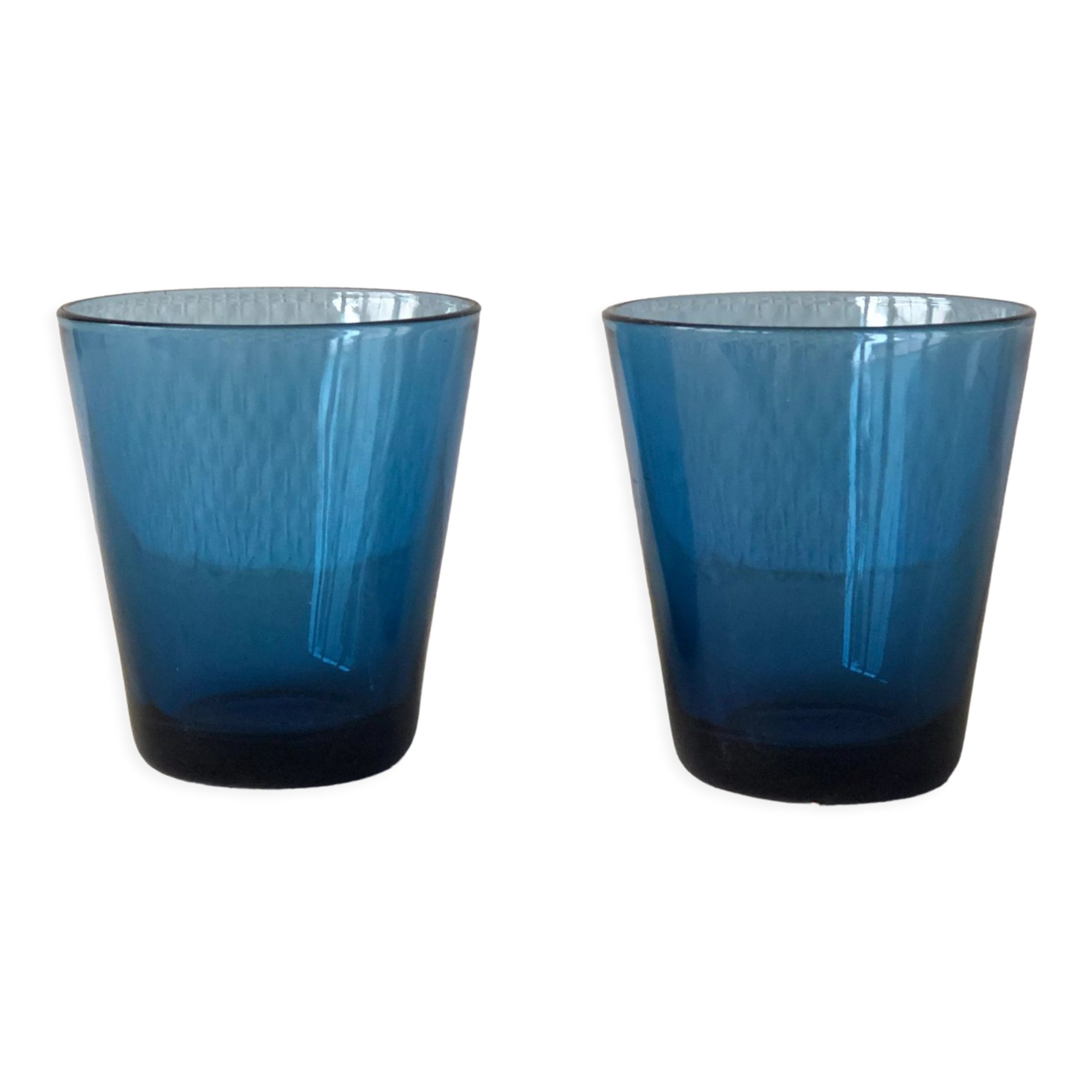 Verres Vereco bleus