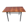 Mahogany veneer dining table by Marcel Gascoin 1960 for Alveole