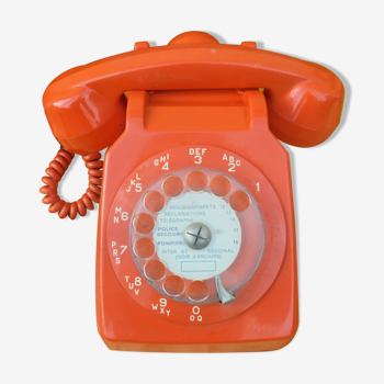 Telephone vintage orange s 63