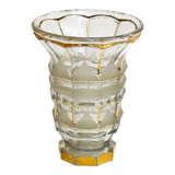 Art Deco vase with golden granite