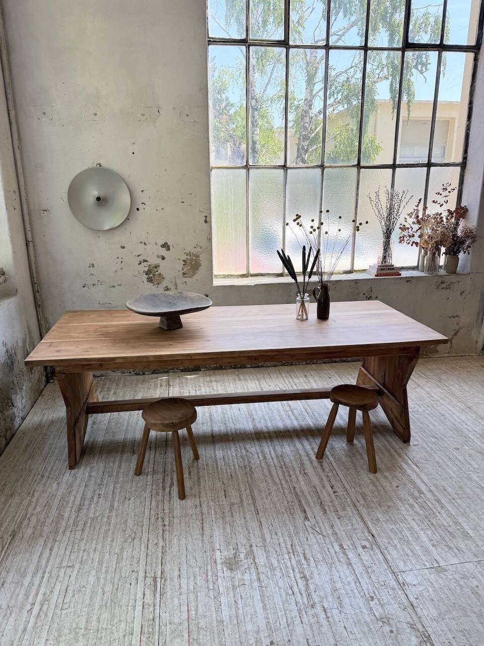 2.5m5 XL pine farmhouse table