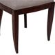 Original walnut extendable table, designed by Louis Majorelle, with 6 Art Deco chairs.