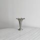 Petit vase vintage en aluminium léger
