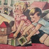 Vintage cube game box