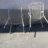 Pair of garden chairs