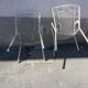 Pair of garden chairs