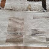 Large Azilal wool rug, 200 x 300 cm