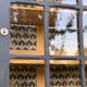 Parisian wardrobe black glass