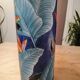 Vase vintage OTOGIRI floral