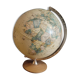 Lamp world globe globe base wood