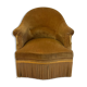 Fauteuil crapaud jaune