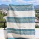 Handwoven recycled cotton rug - 140 x 200 cm
