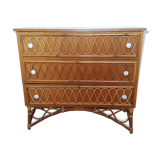 Commode en rotin