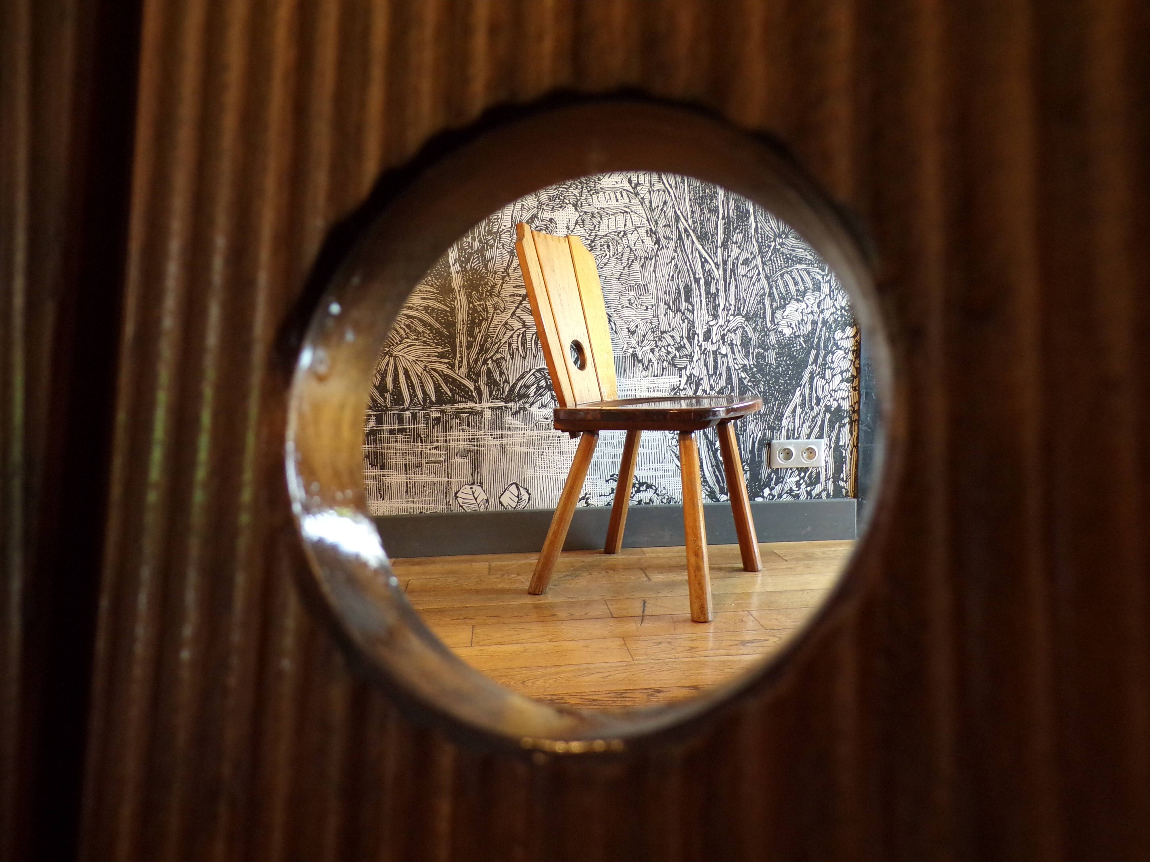 Pair of brutalist chairs 1960