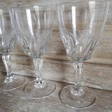 Lot de 6 verres à vin anciens