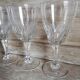 Lot de 6 verres à vin anciens