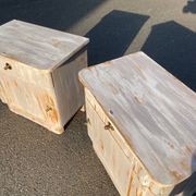 2 German bedside tables