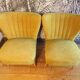 Pair of cocktail armchairs