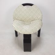 Ensemble de 4 chaises Giovanni Offredi Sail par Saporiti Italie 1973