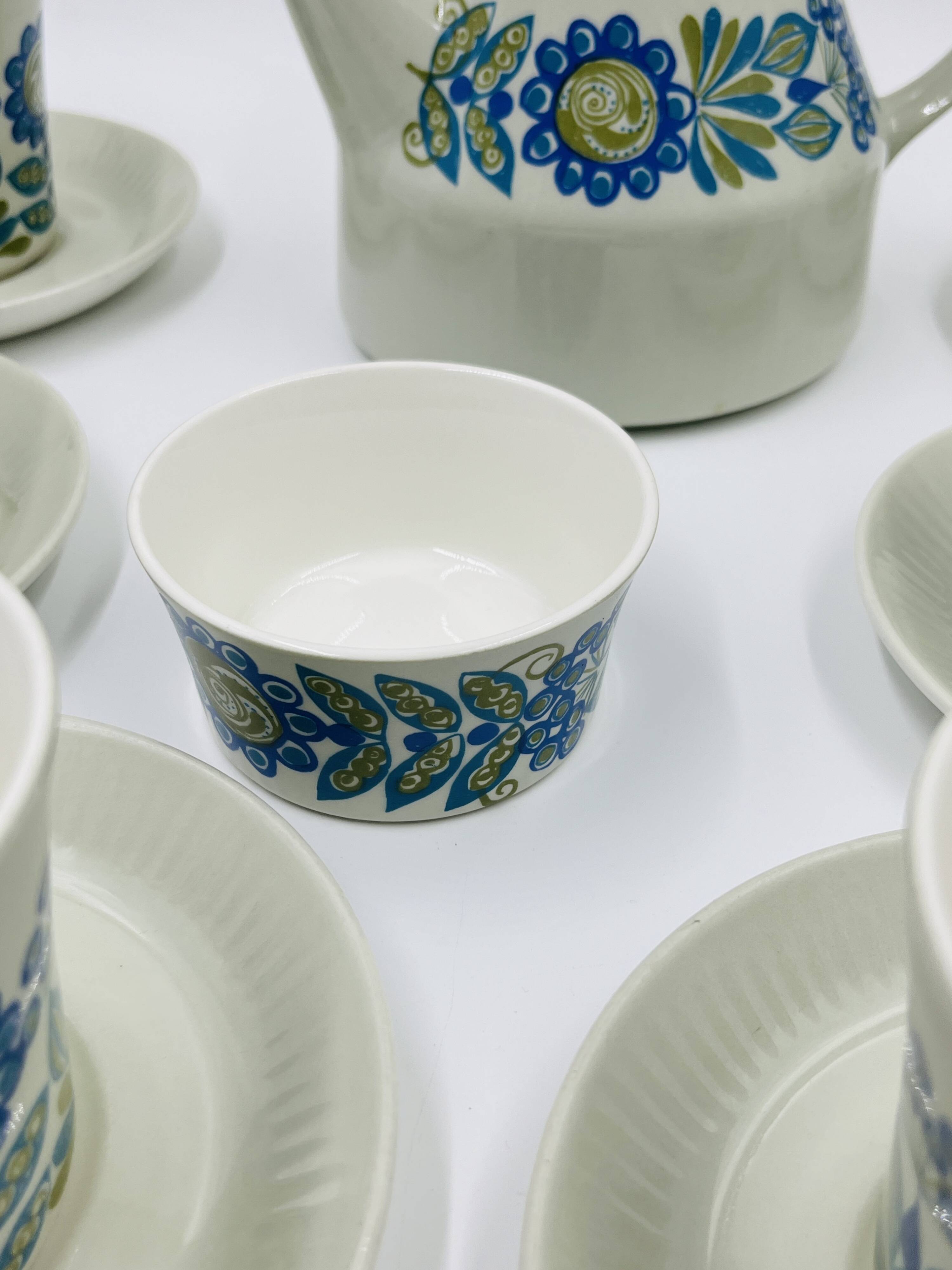 Scandinavian coffee service Tor Viking by Figgjo Flint